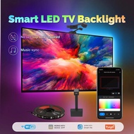 Smart Sync TV Backlight LED Strip Light Wifi Tuya Voice Control TV Screen Ambient Synchronization La