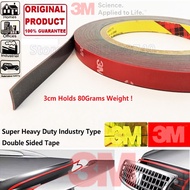 3M Tape 3Meter 3 M VHB 1MM Heavy Duty Mounting Double Sided Adhesive Acrylic Foam Tape 5mm 8mm 10mm 