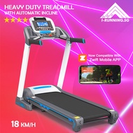 TM-988 Foldable Electric Treadmill ★ Auto Incline Adjustment ★ Home Gym Exercise ★ Jogging ★ Running