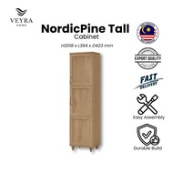 VeyraHome NordicPine Tall Cabinet