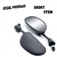 keeway rcs rcx 125  motorcycleshort stem side mirror stock design accessories