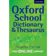 Oxford School Dictionary & Thesaurus by Oxford Dictionary (UK edition, paperback)