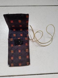 行動電源包附頸帶或手拎帶 二手自製5吋鋪棉手機包 傳輸線收納包