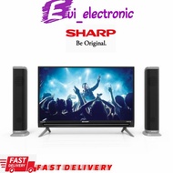 Bekas Pakai SHARP LED TV 32INCH 2T-C32BD1 DIGITA TOWER SPEAKER (PROMO FREE BRAKET)