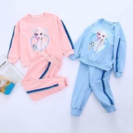 Baju Budak Perempuan Baby Frozen Kids Elsa Pyjamas Elsa Playset Girl Frozen Dress Princess Dress Baj