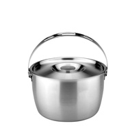 [Jiebao] Healthy Conditioning Pot 16CM 1.6L Stainless Steel 316 Stainless Steel Pot With Handle [316