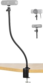 AceTaken Brio Webcam Stand, 25'' Flexible Arm Mount Holder Compatible with Logitech Webcam MX Brio 4