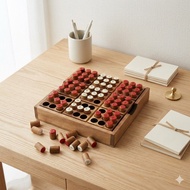 Wooden Games Toys Sudoku 2 Sides Size 14*14*3 cm By BLGM.WOONEDGAME