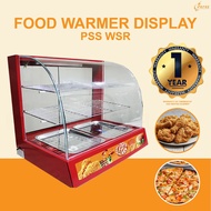 Food Warmer Display Pemanas Makanan Warmer Showcase Commercial Food Warmer Display Stainless Steel F