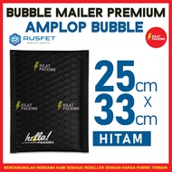 BUBBLE ENVELOPE 25CM X 33CM - BUBBLE MAILER - BUBBLE PACKING HELLO PREMIUM BLACK MATTE