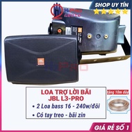 Đôi Loa Trợ Lời Karaoke Jbl L3 Pro Bass 16 240W-8 Ôm Có Tay Treo Hàng Bãi ( 2 Cái ) Loa Quán Cafe Nh