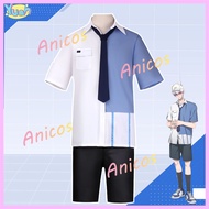 Time agent cos service two-dimensional animation clothes Lu Guang cosplay clothing casual short-slee