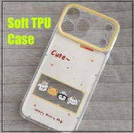 Soft TPU Case for iPhone 17 Pro / Max Clear Case Cute Design Shockproof Casing