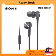 SONY MDR-XB55AP Extra Bass In-Ear Headphones - Wired Sport Earbuds with Built-in Mic, 3.5mm Stereo A