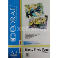 Glossy Photo Print Paper A3 120 Coral Paper Photo Glossy