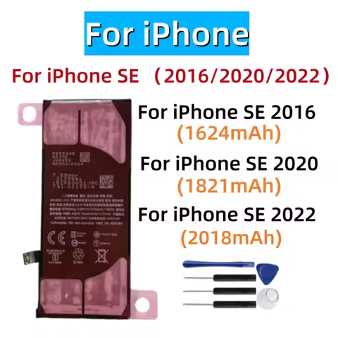 FOR Zero-cycle High-quality Rechargeable Battery For iPhone SE 2016 iPhone SE 2020 iPhone SE 2022 Re