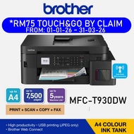 BROTHER T930DW 920DW MFC-T920DW MFC-T910DW CISS AIO PRINTER WITH FAX PRINTER
