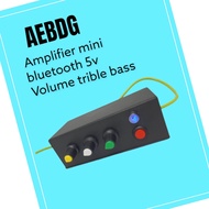 AEBDG POWER AMPLIFIER BLUETHOOTH 5 VOLT DC /AMPLI MINI 5V VOLUME TRIBLE BASS / AMPLIFIER MINI / POWE