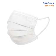 Double A Care หน้ากากอนามัยทางการแพทย์ ชนิดยางยืด 3 ชั้น สีขาว SURGICAL MASK 3 PLY level 2