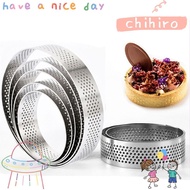 CHIHIRO Tartlet Molds DIY Perforated Stainless Steel Tart Ring