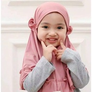 Carla Baby Toddler Hijab Ages 0-3 Years Jersey Material Alody's/ Tudung Budak Perempuan