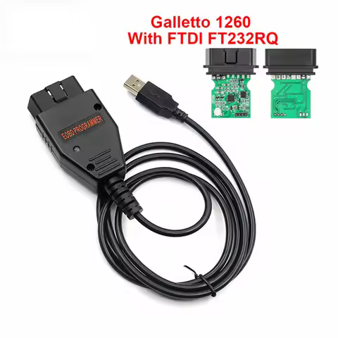 Galletto 1260 ECU Chip Tuning Tool - OBD2 Car Diagnostic Tool with FTDI Chip, ECU Flasher Programmer