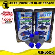Akari Premium Yellow Cichlid Repack 10gr Ornamental Fish Pellet Feed Channa Parrot Oscar Ori