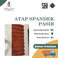 ATAP SPANDEK PASIR HITAM/MARON/HIJAU/COKLAT/BIRU MURAH MEDAN