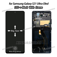 6.8" OLED For Samsung S21 Ultra 5G G998 G998U Display Touch Screen Digitizer For Samsung S21Ultra G9