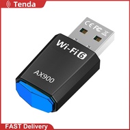 AX900 WiFi6 Smart Network Card Dual-Band Driver-Free Wireless Network Card 2.4G&5GHz WiFi 6 USB Adap