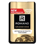 ROMANO Pocket Parfum Saku Anytime EDC 18 ml | Force | Attitude | Grandiose | Unique | Ambition