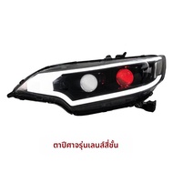 BONINGYU | ชุดไฟหน้า Honda Fit GK5 14-20 พร้อมไฟเดย์ไลท์ LED และไฟเลี้ยว