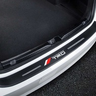 LY Carbon Fiber Car Trunk Rear Bumper Guard Protector Sticker Para Sa Toyota TRD Vios Y Hi Altis Ca