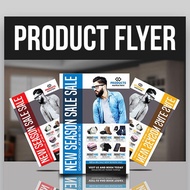FLYERS A5 1000PCS - ARTPAPER MATERIAL