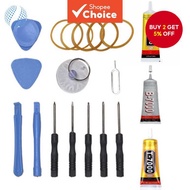 B7000 E8000 T7000 Strong Adhesive Glue Set 3ml-110ml with 11pcs DIY Tools for Mobile Stickers