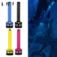 IUIU Scuba Diving Flashlight, Dive Torch Waterproof Handheld Professional Submarine Light LED Dive L