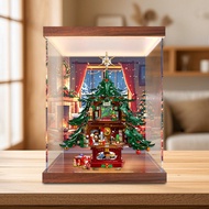 [Model Not Included] Acrylic Storage Box Suitable for 41843 Family Christmas Tree Building Block Dec