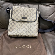 tas gucci messenger bag / sling bag pria canvas original
