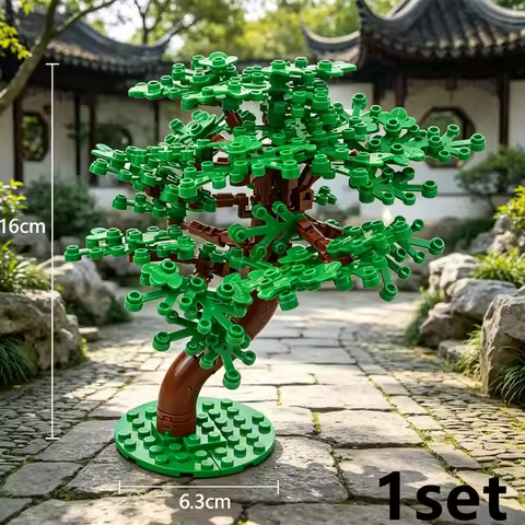 MOC Bricks Green Grass Building Bricks Creative Toys
