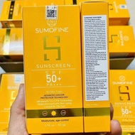 (Company) Sum.dfine Suns.creen Physical Sunscreen SPF 50+ PA+++ Tone Lifting, Skin Protection, Oil C