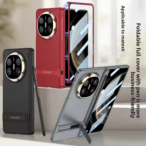 For Huawei Mate X6 Case New Business Magnetic Triumph Ultra-thin Case with Pencil Cover Cover For Ma