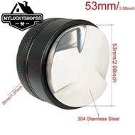 One Two Cups Distribution Tool Tamper Kopi Espresso Coffee Powder Portafilter 53 mm Triangle Press 5