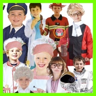 Lil Little Occupation Career Costume Unisex Girl Boy Costume Kostum Kerjaya Budak (Polis/Chef/Doktor