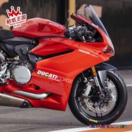 1 pair For Ducati 848 899 959 1098 1198 1199 1299 V4S Premium Cast Fairing Motorcycle Motor Bike Reflective Sticker Waterproof Decal 21