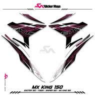Striping Mx King 150 Sticker Y15zr Sticker Mx King150 Sniper150 Mxi Jupiter Mx Ink. Motif Sticker 99