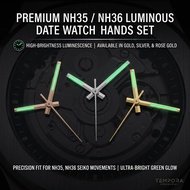 CHERRY3WK Self Luminous Watch Hands, Green Luminous Glow in Dark Watch Hands, High Quality Watch Acc