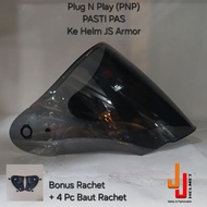 JS Armor Type Helmet Visor (Bonus Ratchet + 4 Ratchet Bolts)