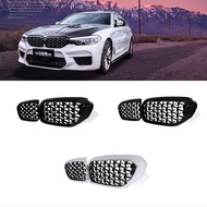 New G30 G38 Car Diamond Grills For Bmw G30 G31 G38 5 Series 525i 528i 530i 540i 2017-2020 Front Kidn