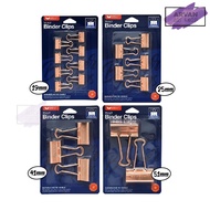 Unicorn Binder Clip / Double Clip / Paper Clip - Rose Gold Color (19mm, 25mm, 41mm, 51mm)