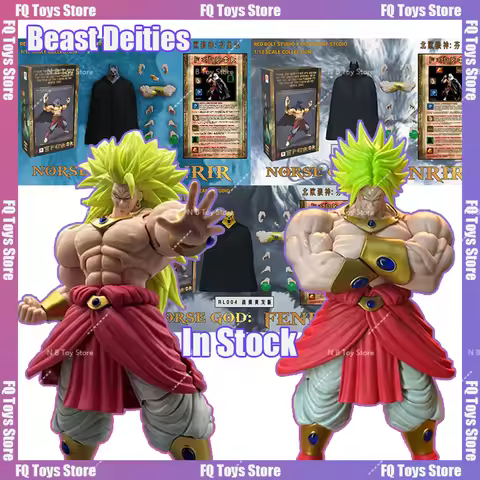 In Stock Dragon Ball Z SHF Beast Deities RL003 RL004 RL005 Norse God Fenrir Super Saiyan SSJ3 Broly